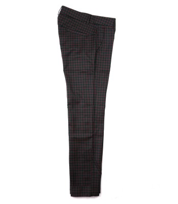 ALYSI Pantalone Donna Chic Micro Check Vino