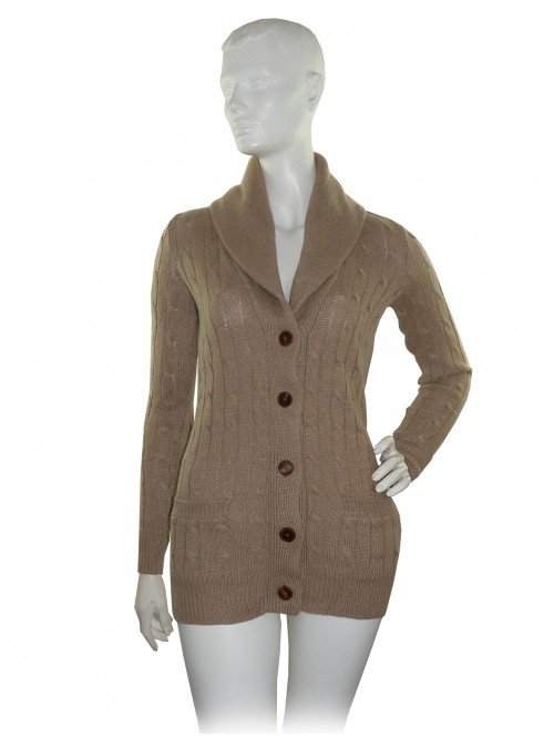 Ralph lauren camel cardigan best sale