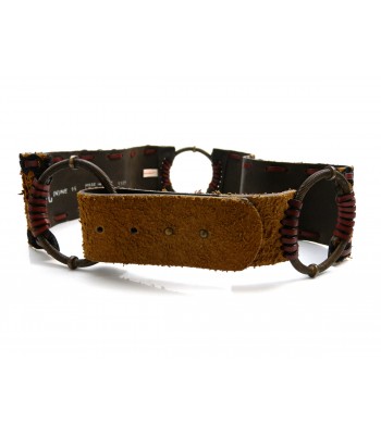 (N)INE Women's Belt Mod. 1109 Leather/Camel Scalev