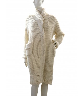 Ermanno Scervino Woman Coat Mod. IIASD371 Cream