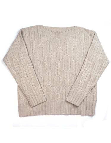 Daniel & Mayer Maglia Donna Mod. 72323 Trecce Beige