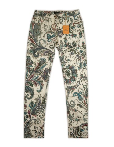 Etro Women's Trousers ART 17898 TIR 9114 VAR 990 Multicolor Floral