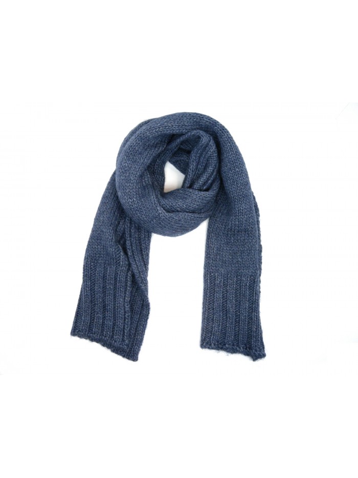 Umberto Fornari Classic Melange Blue Mesh Scarf